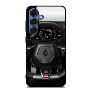 LAMBORGHINI STEERING WHEEL Samsung Galaxy S25 Case LAMBORGHINI STEERING WHEEL Samsung Galaxy S25 Case