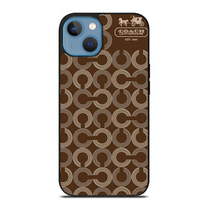 COACH PATTERN LOGO iPhone 13 Case