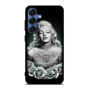 MARILYN MONROE WITH TATTOO Samsung Galaxy S25 Case MARILYN MONROE WITH TATTOO Samsung Galaxy S25 Case