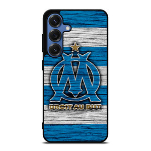 OLYMPIQUE DE MARSEILLE LOGO WOODEN Samsung Galaxy S25 Case OLYMPIQUE DE MARSEILLE LOGO WOODEN Samsung Galaxy S25 Case