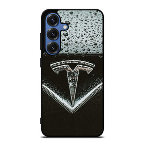 TESLA CAR LOGO 3 Samsung Galaxy S25 Case