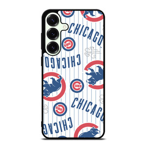 CHICAGO CUBS PATTERN Samsung Galaxy S25 Plus Case CHICAGO CUBS PATTERN Samsung Galaxy S25 Plus Case