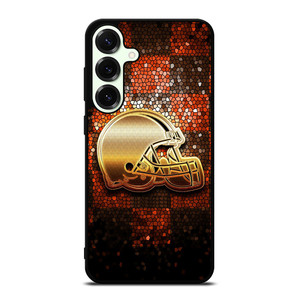 CLEVELAND BROWNS HELMET Samsung Galaxy S25 Plus Case CLEVELAND BROWNS HELMET Samsung Galaxy S25 Plus Case