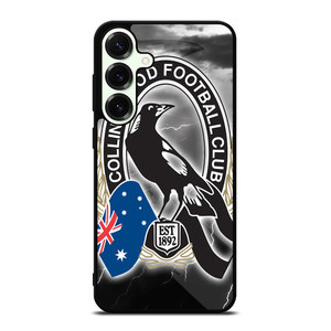 COLLINGWOOD MAGPIES AFL LOGO Samsung Galaxy S25 Plus Case COLLINGWOOD MAGPIES AFL LOGO Samsung Galaxy S25 Plus Case
