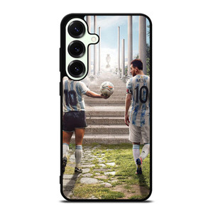 DIEGO MARADONA AND LIONEL MESSI Samsung Galaxy S25 Plus Case