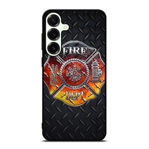FIREFIGHTER FIRE DEPT Samsung Galaxy S25 Plus Case FIREFIGHTER FIRE DEPT Samsung Galaxy S25 Plus Case
