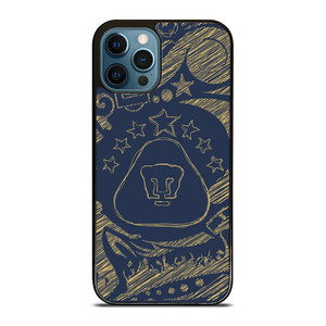 PUMAS UNAM ART LOGO iPhone 12 Pro Max Case PUMAS UNAM ART LOGO iPhone 12 Pro Max Case