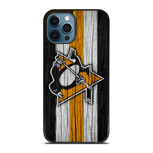 PITTSBURGH PENGUINS LOGO WOODEN iPhone 12 Pro Max Case PITTSBURGH PENGUINS LOGO WOODEN iPhone 12 Pro Max Case