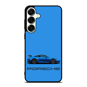PORSCHE CAR BLUE Samsung Galaxy S25 Plus Case PORSCHE CAR BLUE Samsung Galaxy S25 Plus Case