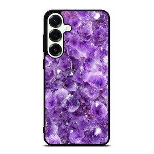 PURPLE CRYSTAL MARBLE PATTERN Samsung Galaxy S25 Plus Case PURPLE CRYSTAL MARBLE PATTERN Samsung Galaxy S25 Plus Case