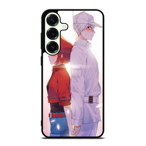 RED BLOOD AND WHITE BLOOD CELLS AT WORK Samsung Galaxy S25 Plus Case RED BLOOD AND WHITE BLOOD CELLS AT WORK Samsung Galaxy S25 Plus Case
