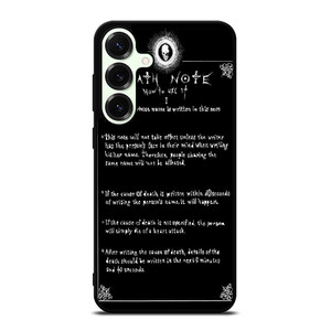 RULES OF THE DEATH NOTE Samsung Galaxy S25 Plus Case RULES OF THE DEATH NOTE Samsung Galaxy S25 Plus Case