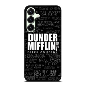 THE OFFICE DUNDER MIFFLIN QUOTES Samsung Galaxy S25 Plus Case