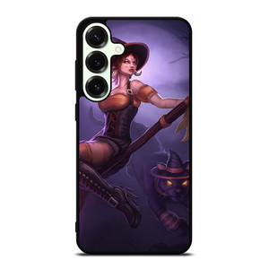 WITCH AND HALLOWEEN MOON Samsung Galaxy S25 Plus Case