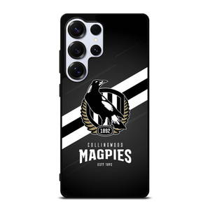 COLLINGWOOD MAGPIES LOGO AFL Samsung Galaxy S25 Ultra Case COLLINGWOOD MAGPIES LOGO AFL Samsung Galaxy S25 Ultra Case