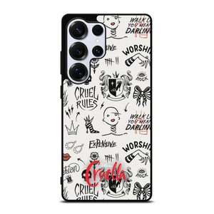 CRUELLA DISNEY PATTERN Samsung Galaxy S25 Ultra Case