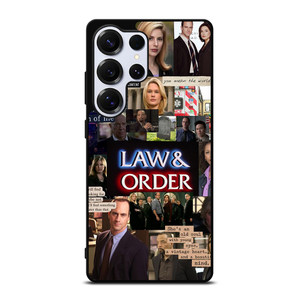 LAW AND ORDER COLLAGE Samsung Galaxy S25 Ultra Case