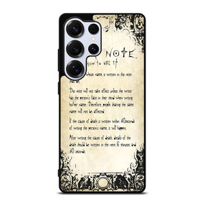 RULES OF THE DEATH NOTE 2 Samsung Galaxy S25 Ultra Case RULES OF THE DEATH NOTE 2 Samsung Galaxy S25 Ultra Case
