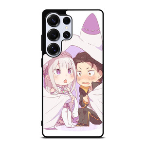 SUBARU AND EMILIA CHIBI Samsung Galaxy S25 Ultra Case SUBARU AND EMILIA CHIBI Samsung Galaxy S25 Ultra Case