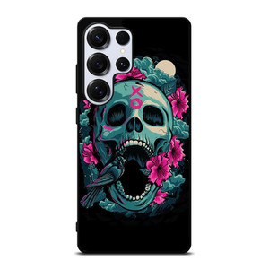 SUGAR SKULL FLOWERS TATTOO Samsung Galaxy S25 Ultra Case