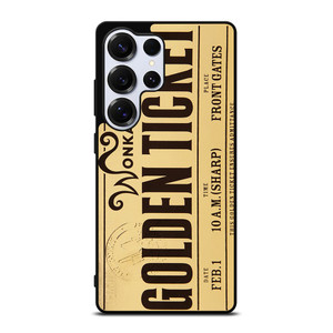 WILLY WONKA GOLDEN TICKET CHOCOLATE BAR Samsung Galaxy S25 Ultra Case