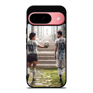 DIEGO MARADONA AND LIONEL MESSI Google Pixel 9 Case