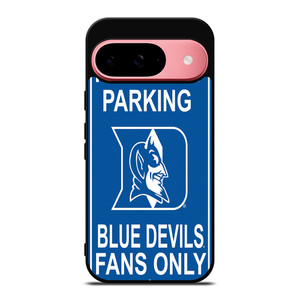 DUKE BLUE DEVILS PARKING SIGNS Google Pixel 9 Case DUKE BLUE DEVILS PARKING SIGNS Google Pixel 9 Case