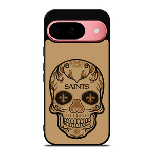 NEW ORLEANS SAINTS SKULL Google Pixel 9 Case NEW ORLEANS SAINTS SKULL Google Pixel 9 Case