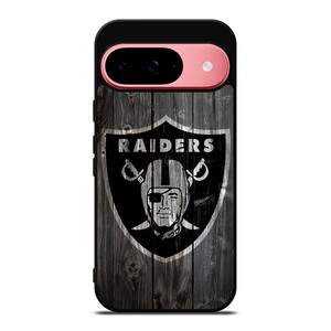 OAKLAND RAIDERS LOGO WOODEN Google Pixel 9 Case OAKLAND RAIDERS LOGO WOODEN Google Pixel 9 Case