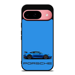 PORSCHE CAR BLUE Google Pixel 9 Case PORSCHE CAR BLUE Google Pixel 9 Case