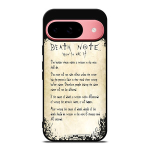 RULES OF THE DEATH NOTE 2 Google Pixel 9 Case