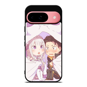 SUBARU AND EMILIA CHIBI Google Pixel 9 Case SUBARU AND EMILIA CHIBI Google Pixel 9 Case