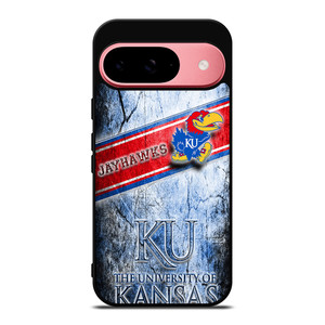 UNIVERSITY OF KANSAS JAYHAWKS LOGO Google Pixel 9 Case UNIVERSITY OF KANSAS JAYHAWKS LOGO Google Pixel 9 Case