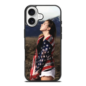 AMERICAN FLAG GIRL iPhone 17 Case