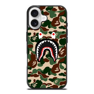 BAPE SHARK FACE CAMO iPhone 17 Case