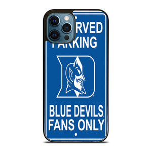 DUKE BLUE DEVILS PARKING SIGNS iPhone 12 Pro Max Case