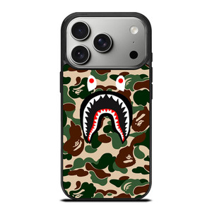 BAPE SHARK FACE CAMO iPhone 17 Pro Case