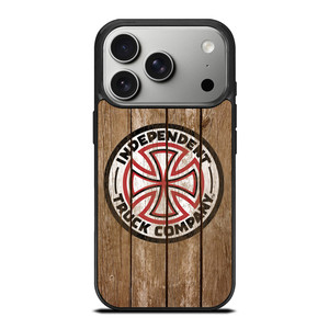 INDEPENDENT TRUCK LOGO WOODEN iPhone 17 Pro Case