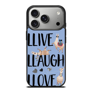 LLAMA LLIVE LLAUGH LLOVE iPhone 17 Pro Case