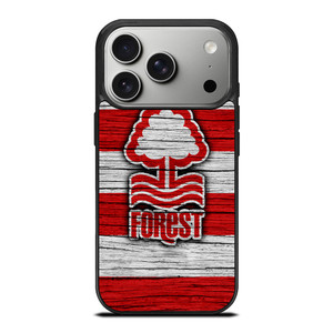 NOTTINGHAM FOREST LOGO WOODEN iPhone 17 Pro Case