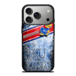 UNIVERSITY OF KANSAS JAYHAWKS LOGO iPhone 17 Pro Case