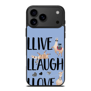 LLAMA LLIVE LLAUGH LLOVE iPhone 17 Pro Max Case