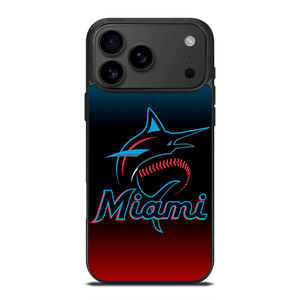 MIAMI MARLINS MLB LOGO iPhone 17 Pro Max Case