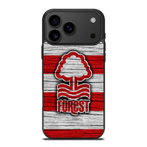 NOTTINGHAM FOREST LOGO WOODEN iPhone 17 Pro Max Case