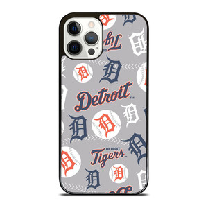 DETROIT TIGERS PATTERN 2 iPhone 12 Pro Case DETROIT TIGERS PATTERN 2 iPhone 12 Pro Case