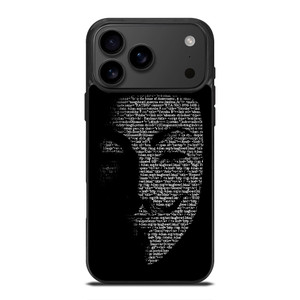 V FOR VENDETTA MASK iPhone 17 Pro Max Case