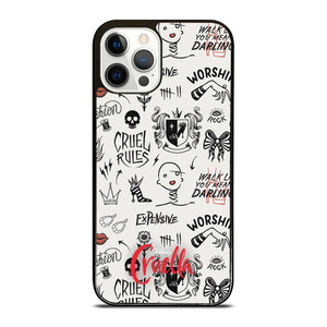 CRUELLA DISNEY PATTERN iPhone 12 Pro Case CRUELLA DISNEY PATTERN iPhone 12 Pro Case