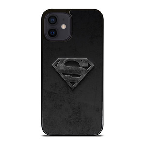 SUPERMAN BLACK LOGO iPhone 12 Mini Case SUPERMAN BLACK LOGO iPhone 12 Mini Case
