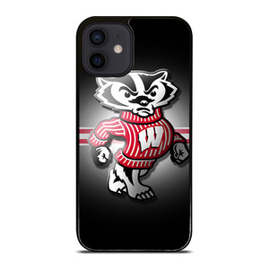 WISCONSIN BADGERS 3 iPhone 12 Mini Case WISCONSIN BADGERS 3 iPhone 12 Mini Case