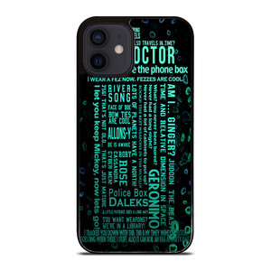 DOCTOR WHO TARDIS iPhone 12 Mini Case DOCTOR WHO TARDIS iPhone 12 Mini Case